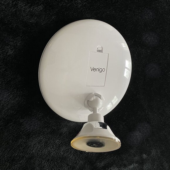 VENIGO 10x Make-Up Mirror with Touch Control Light, Suction Cup - Picture 5 of 6